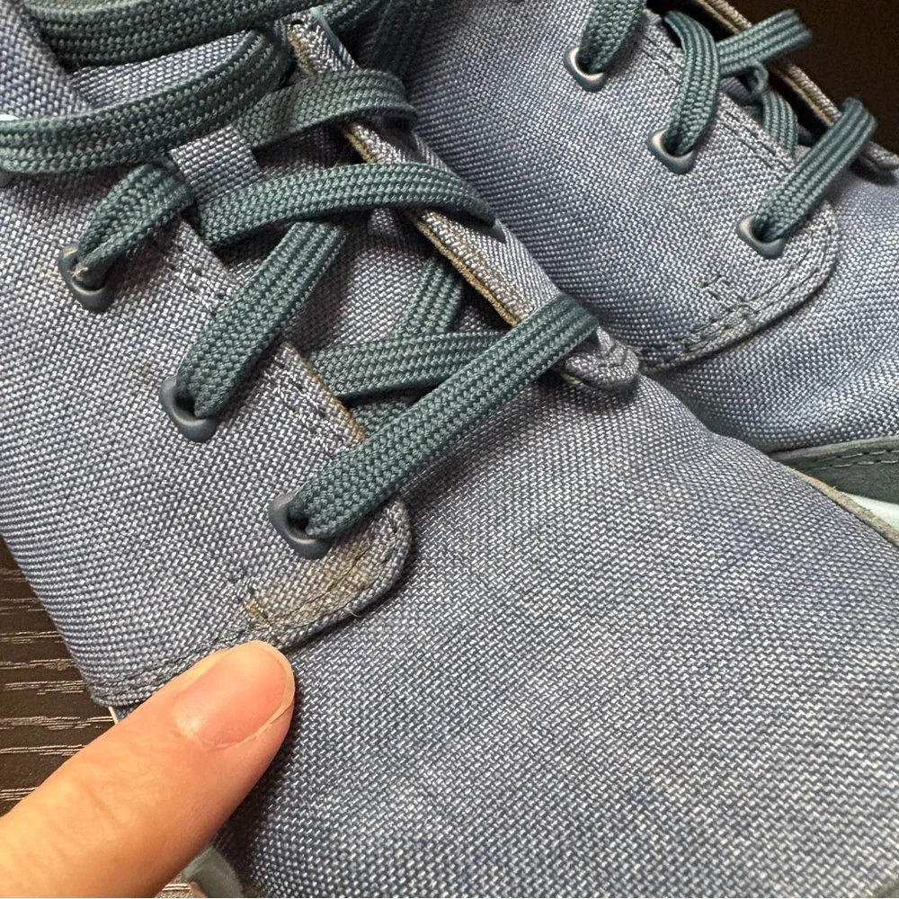 Teva Chukka Shoe Women's SZ 5 Wander Canvas Blue‎ Hi Top Comfort Cool FLAW